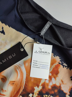 Футболка Amisu модная 44 размер, новая