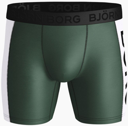 Боксерки теннисные Bjorn Borg Shorts Per BB Textured Block 3P - duck green