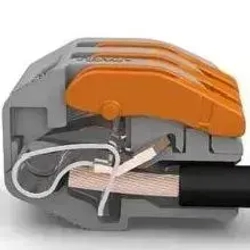 Клемма Vacco PCT-213, 3 контакта, тип WAGO (Ваго), 50 штук в упаковке