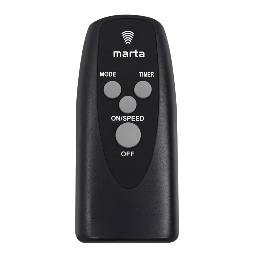 Вентилятор напольный Marta MT-FN2557A, чёрный/красный