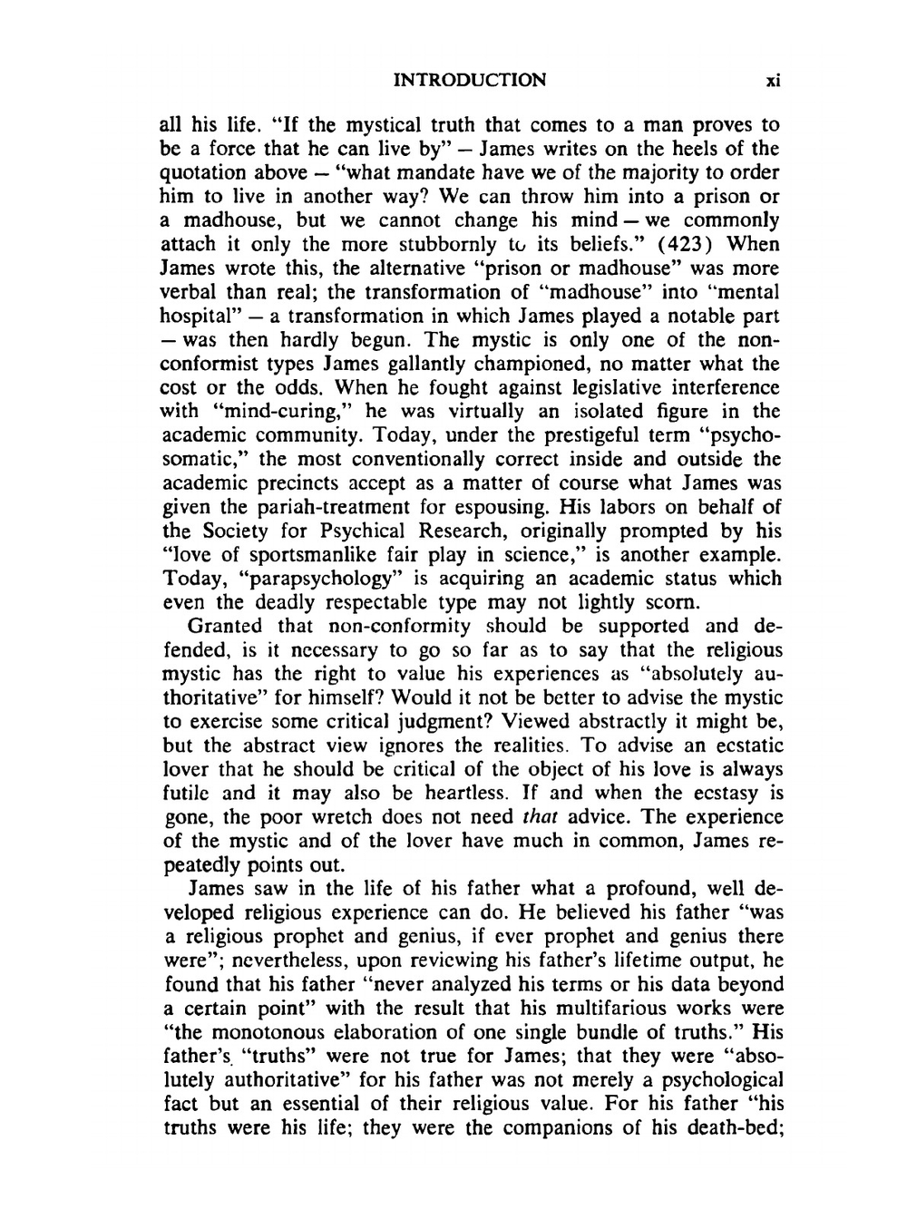 The varieties of religious experience. a study in human nature, being the Gifford lectures on natural religion delivered at Edinburgh in 1901-1902 | James William