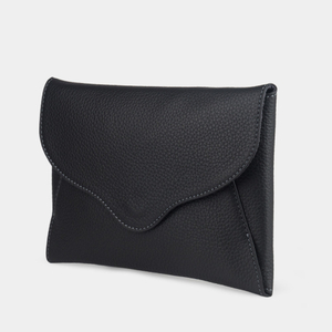 Сумка-клатч Florette из кожи теленка, черного цвета