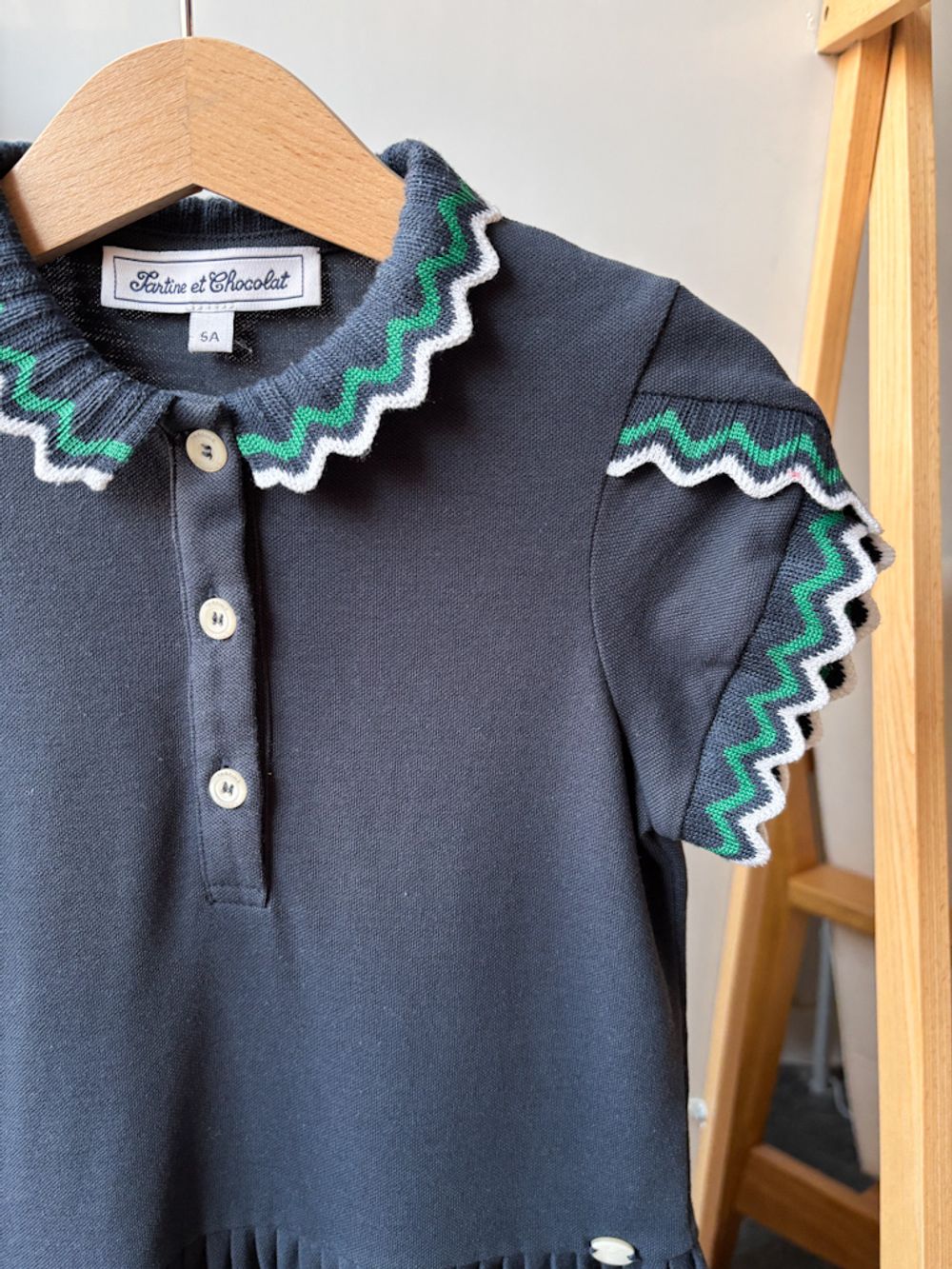 Хлопковое платье поло Tartine et Chocolat , 110