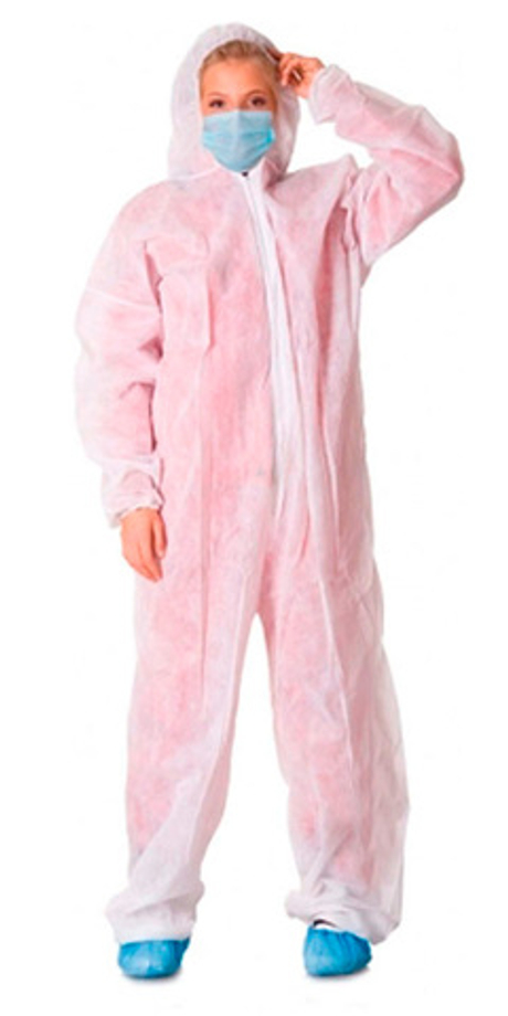 Комбинезон одноразовый спанбонд 30 гр/м2 белый (ЧЗ)