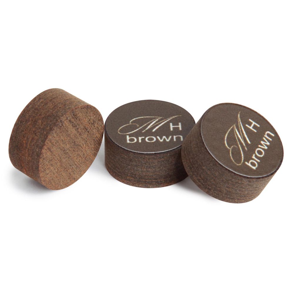 Наклейка для кия А. Меписашвили M-H BROWN 13,5 мм Medium/Hard 1 шт.