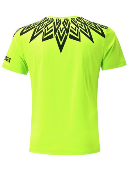 Мужская теннисная футболка Hydrogen Tech Tee Man - fluo yellow