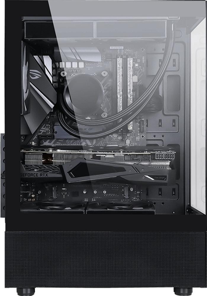 КОМПЬЮТЕРНЫЙ КОРПУС FORMULA V CRYSTAL Z1+ BLACK БЕЗ Б/П