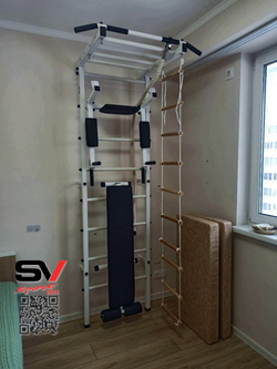 Монтаж шведской стенки Sv Sport в пеноблочные, газоблочные стены