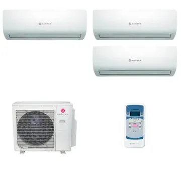 Мультисплит система на 3 комнаты Dantex RK-M09C3N x 3 / RK-3M21HM3E-W