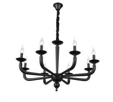 Люстра подвесная 8*E14 SL1114.403.08 чёрный Forteza ST-Luce