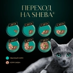 Кролик и индейка в соусе, 75г влажный корм для кошек Sheba