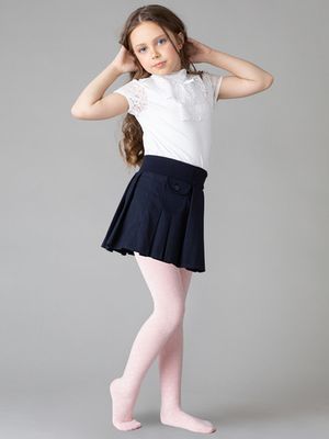 Детские колготки с ажурным рисунком Collant Cotone Art. 12A11 Omsa Kids