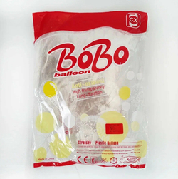 Шар (18""/46 см) Сфера 3D, Bobo, Прозрачный (красная пачка), Кристалл, 1 шт.