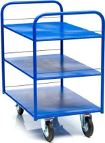 Тележка платформенная СТЕЛЛА-ТЕХНИК КР-3-160 3-х ярусная, 600х900мм КР-3-160-К