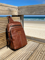 C240009 Camel - Сумка плечевая (слинг) MP