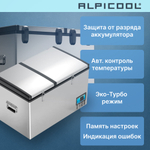 Автохолодильник Alpicool BCD100 (12/24)