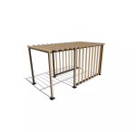 Пергола "Таганрог", сосна, лак