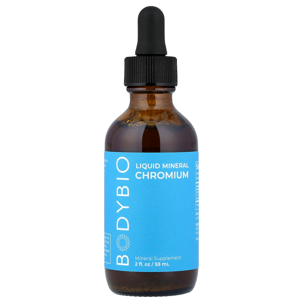 BodyBio, Жидкий минеральный хром, 59 мл (2 жидк. Унции)