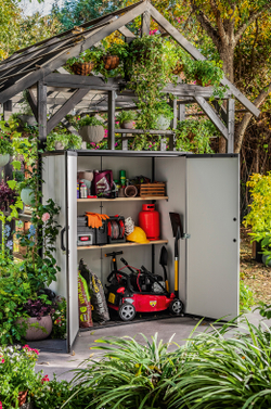 Уличный шкаф пластиковый Keter Premier Tall 1400 л