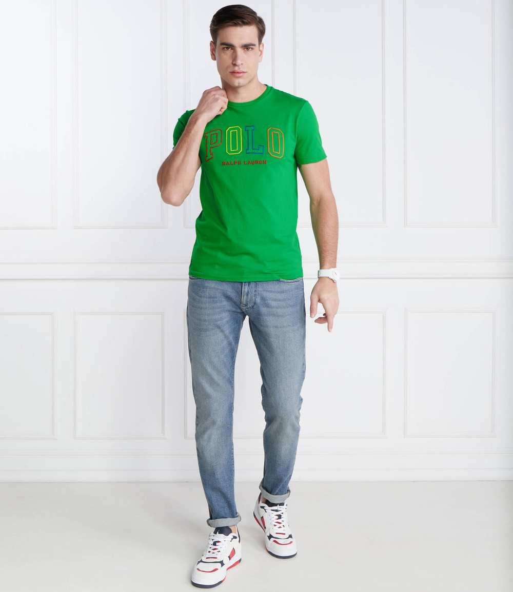 Футболка JERSEY POLO RALPH LAUREN - зеленый(710929077)