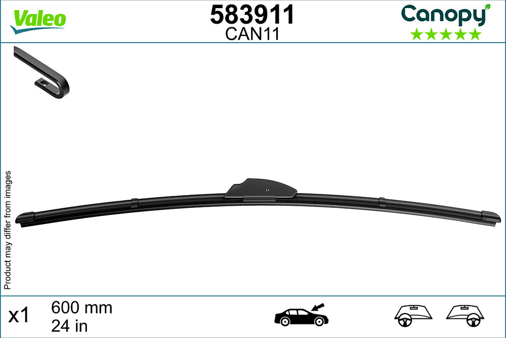 VALEO - 583911-VAL - Wiper Blade