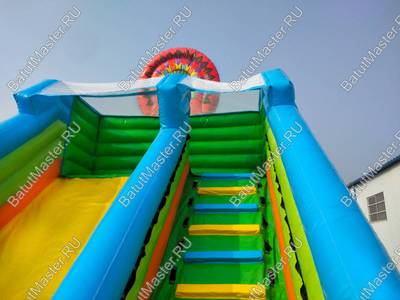 Надувная горка "Индиана" 7*4*6 м
