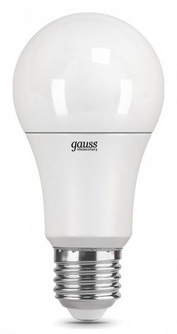 Лампа светодиодная Gauss Led Elementary A60 E27 15Вт 3000K 23215