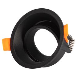 Светильник встраиваемый алюминиевый ЭРА KL98 BK под лампу MR16 GU5.3 черный