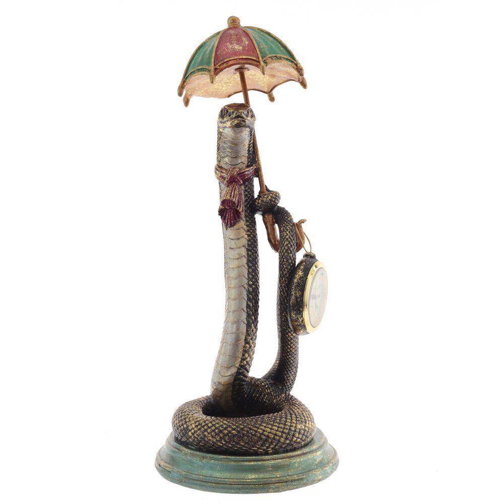 GAEM Фигурка декоративная с часами"Змея" (1хLR44 н/п), L15 W15 H38 см