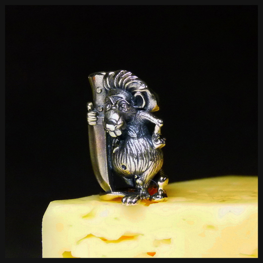 Бусина "Кулинарио" для темляков или браслетов , бронза