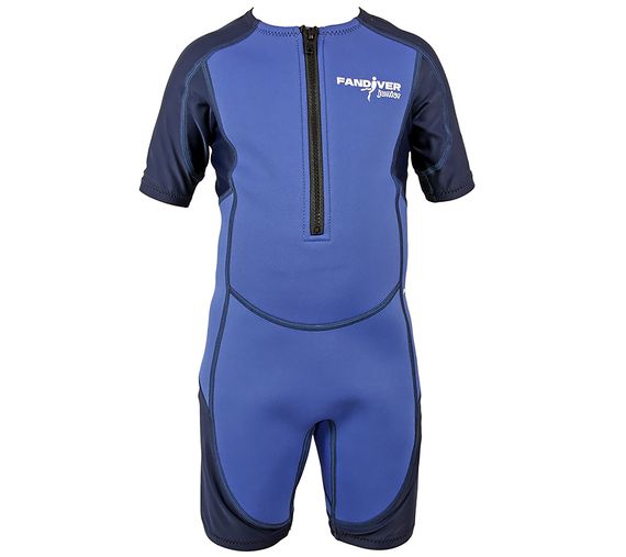 Детский гидрокостюм FanDiver Junior короткий 2 мм синий