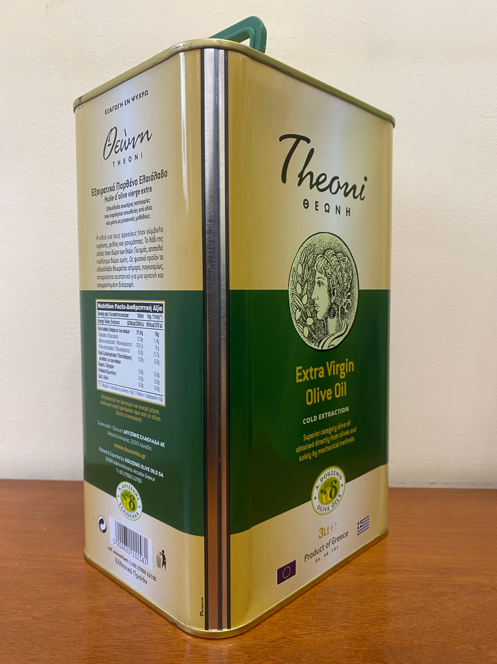 Оливковое масло Theoni, ж/б, Греция