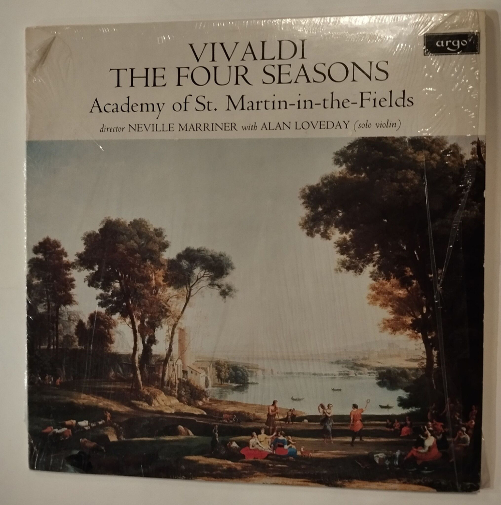 Винтажная виниловая пластинка LP Vivaldi The Four Seasons Вивальди Времена Года (Canada 1970)