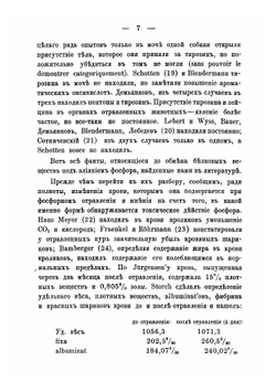 Материалы к учению о метаморфозе при остром отравлении фосфором выделение щелочей и образование пептонов | Котов Александр Константинович