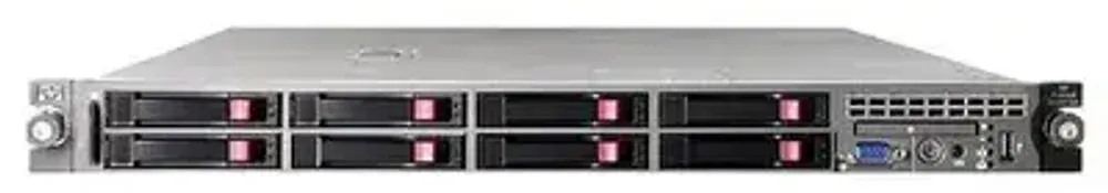 Сервер HP DL360R06 E5530 (Rack1U XeonQC 2.4Ghz(8Mb) /3x2GbRD/P410i(256Mb/RAID5/5+0 /1+0/1/0)/no(4(8upgr)) SFF/noDVD/iLO2std/2xGigEth/1xR PS460) 504635-421