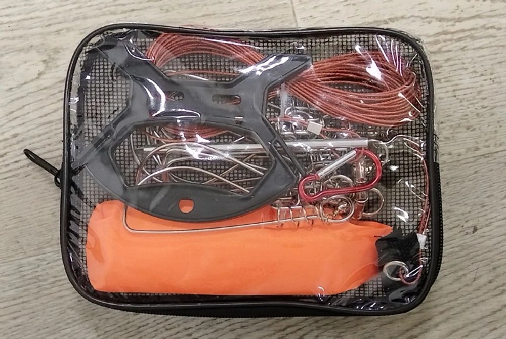 Кукан с колышком в чехле 10 колец