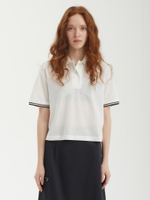 Женская Рубашка Sheer Tipped Polo