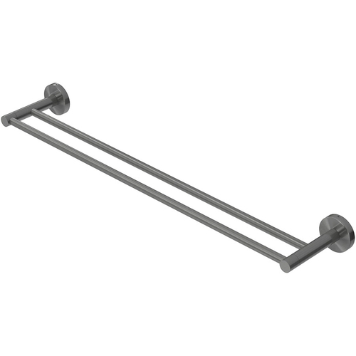 Полотенцедержатель Cezares Relax RELAX-THD-65-GM двойной Оружейная сталь