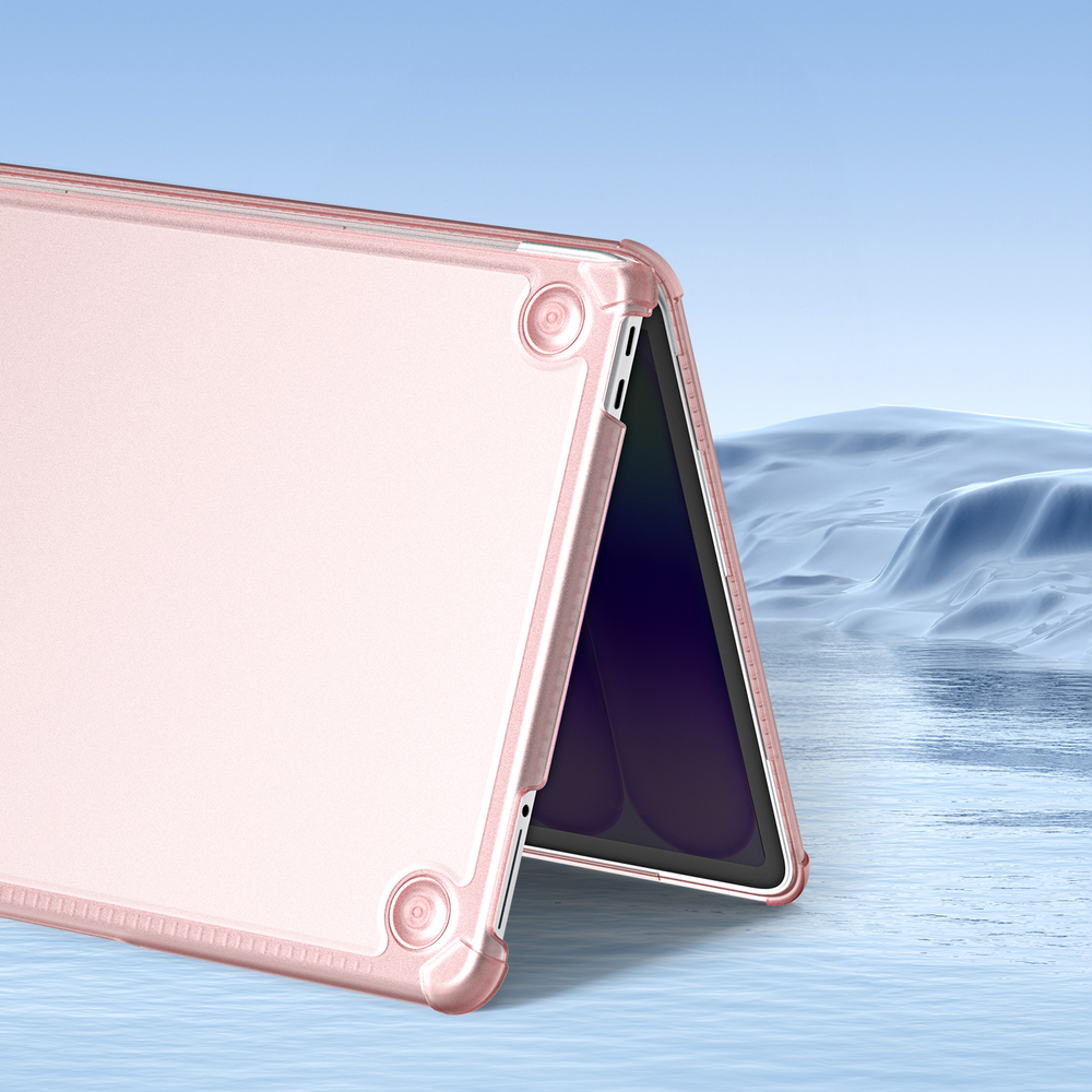 Чехол розовый для ноутбука MacBook Neo 13 (с 2026-), серии LCGM Series Protective от Dux Ducis