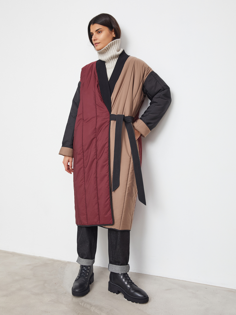 Пуховик Kimono Long