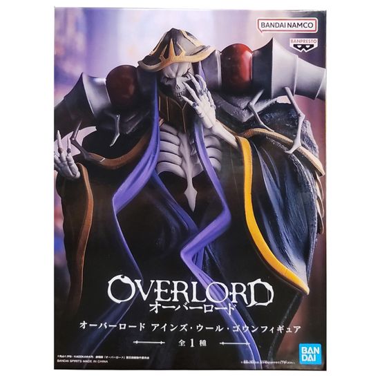 Фигурка Banpresto Повелитель OVERLORD Момонга Аинз Оал Гоун Ainz Ooal Gown 20см / по мотвам аниме "Повелитель", Аинз Оал Гоун