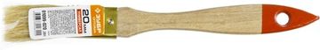 ЗУБР УНИВЕРСАЛ, 20 мм, светлая щетина, деревянная ручка, плоская кисть (01099-020)