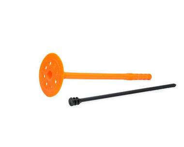 Держатель теплоизоляции со стальным гвоздем с термо-заглушкой DTM-N + GT-MT