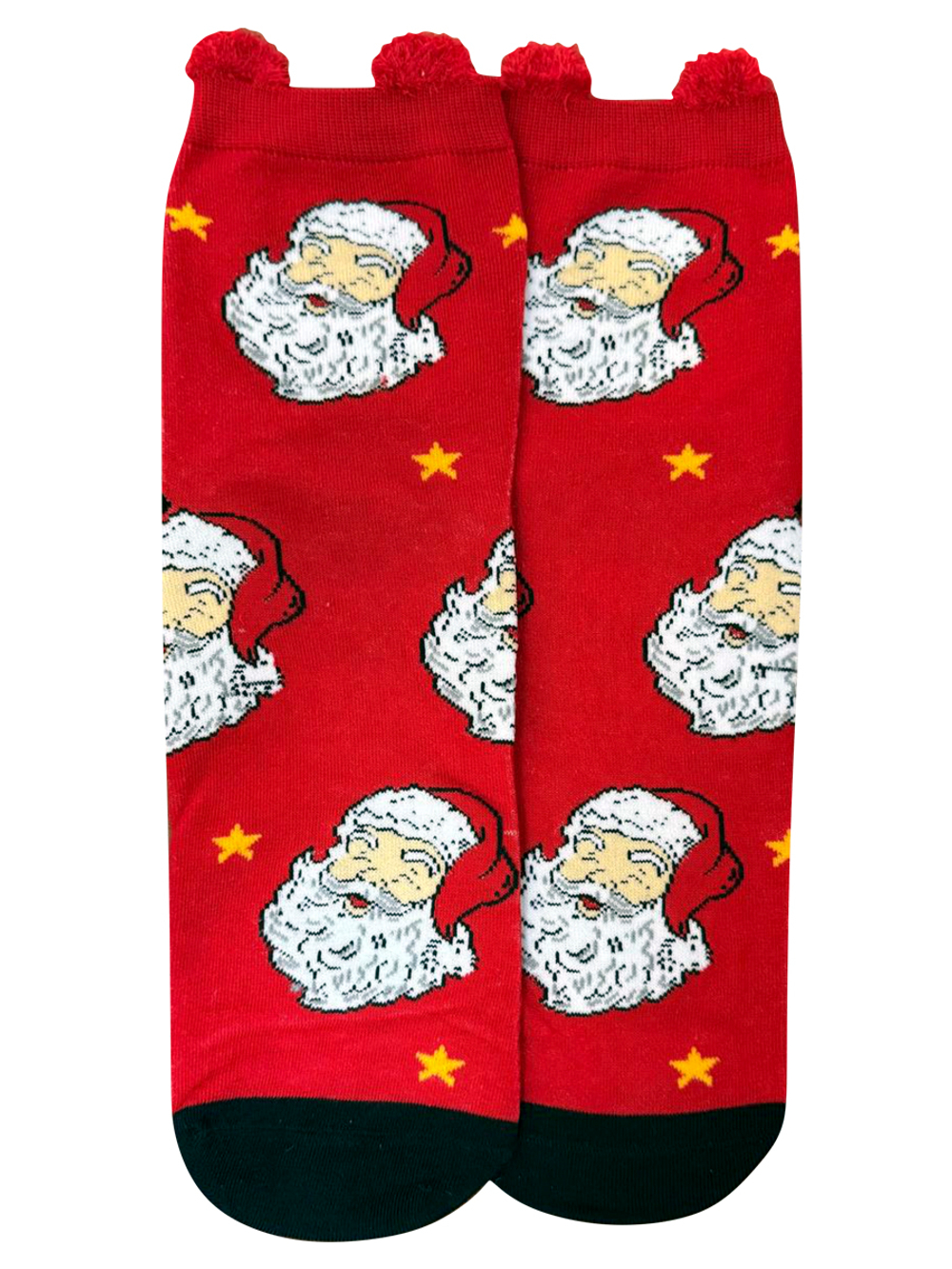 Носки НГ р.35-40 "New Year's magic" Много Сант