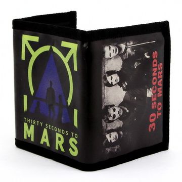 Кошелек 30 Seconds to Mars ( группа в винтажном стиле )