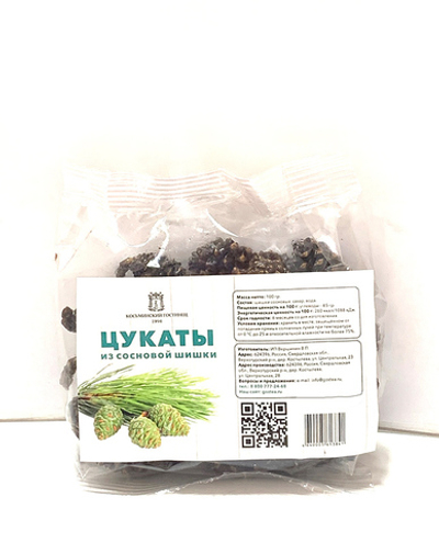 Цукаты из сосновой шишки, 100 г