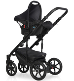 Детская коляска Riko Basic Ozon 3 в 1 02 черно-зеленый