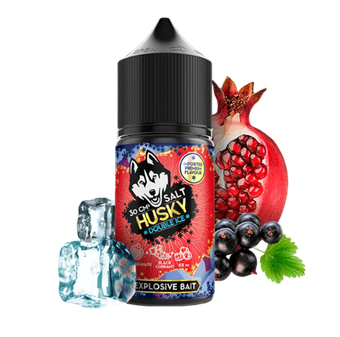 Жидкость HUSKY IMPORT DOUBLE ICE Salt (20MG) 30 ml - Explosive Bite (Гранат и черная смородина)