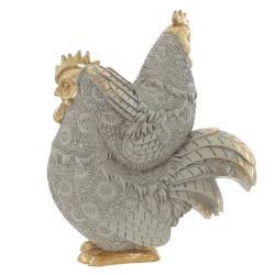 GAEM Фигурка декоративная "Курица с петухом", L19 W11 H23 см