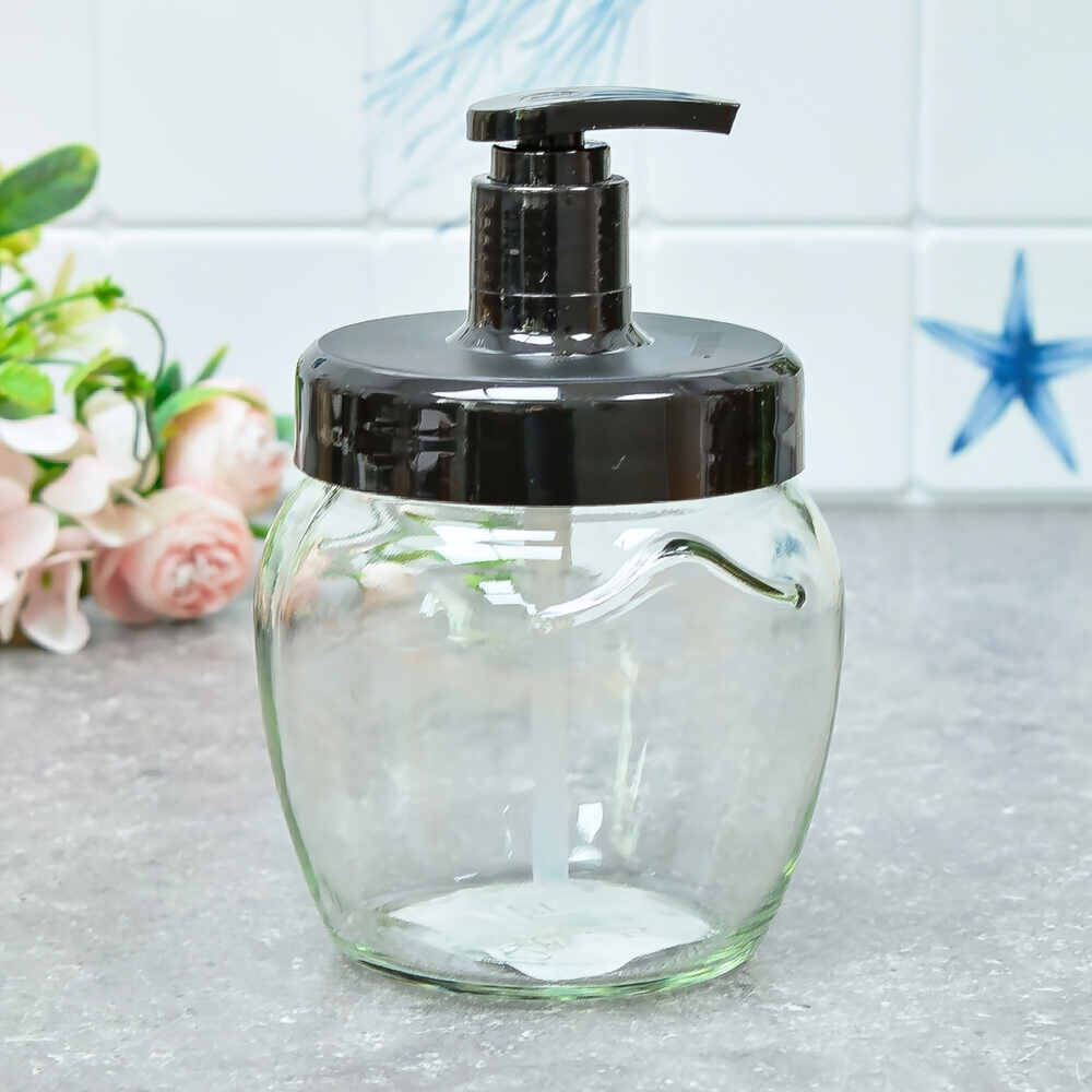 Диспенсер стеклянный "Megan" (черный)